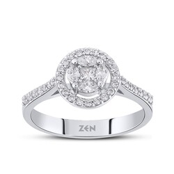 0.43 ct.Diamond Ring - 1