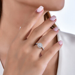 0.43 ct.Diamond Ring - 8