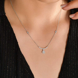 0.43 Carat Reina Diamond Pendant - 2