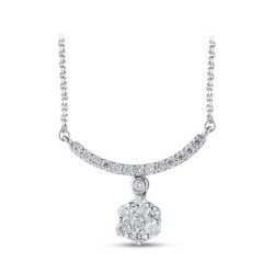 0.43 Carat Reina Diamond Pendant - 3