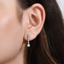 0.45 ct.Design Diamond Earrings - 1
