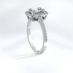 0.51 ct.Baguette Diamond Ring - 2