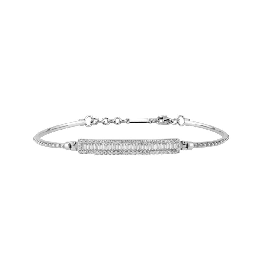 0.52 ct.Baguette Diamond Bracelet - 1
