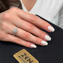 0.53 ct.Baguette Diamond Ring - Zen Diamond