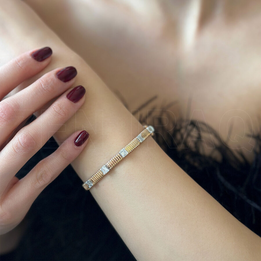 0.56 ct.Baguette Diamond Bracelet - 1