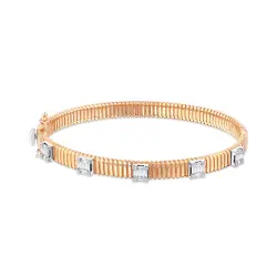 0.56 ct.Baguette Diamond Bracelet - 1