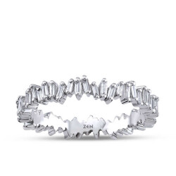 0.57 ct.Baguette Diamond Eternity Ring - Zen Diamond