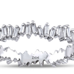 0.57 ct.Baguette Diamond Eternity Ring - 4