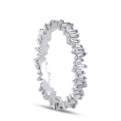 0.57 ct.Baguette Diamond Eternity Ring - 3