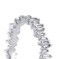 0.57 ct.Baguette Diamond Eternity Ring - 5