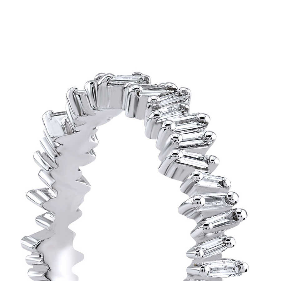 0.57 ct.Baguette Diamond Eternity Ring - 5