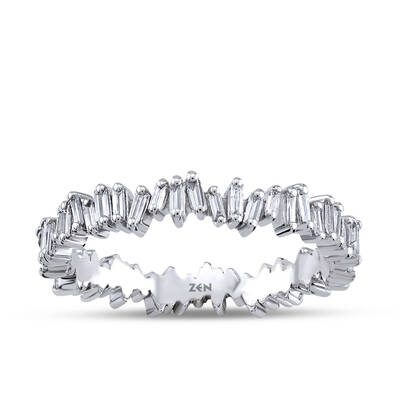 0.57 ct.Baguette Diamond Eternity Ring - 2