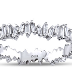 0.57 ct.Baguette Diamond Eternity Ring - 3