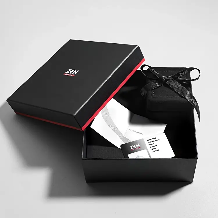 0.59 Carat Pearl Diamond Ring - 2