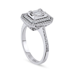 0.60 ct.Baguette Diamond Ring - 3