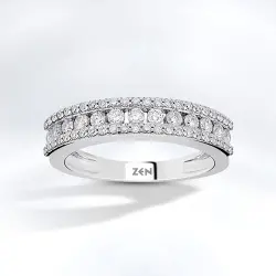 0.61 ct.Diamond Ring - 1