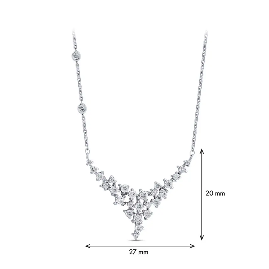 0.61 ct.Stella Diamond Pendant - 4