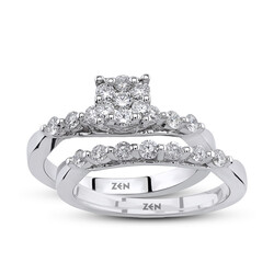 0.62 ct.Twins Reina Diamond Ring - 6