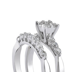 0.62 ct.Twins Reina Diamond Ring - 3