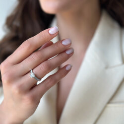 0.63 Carat Baguette Diamond Ring - Zen Diamond