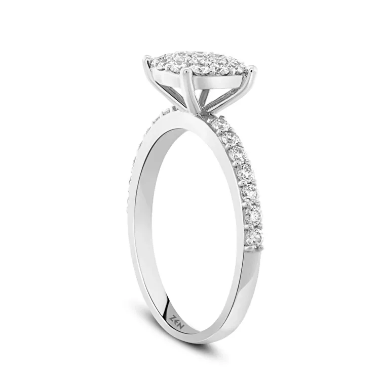 0.68 Carat Reina Diamond Ring - 2