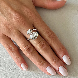 0.70 Carat Design Diamond Ring - 2