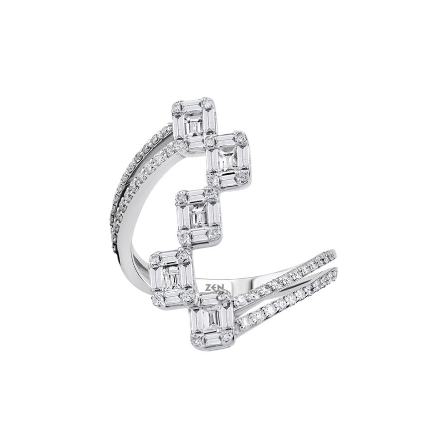 0.70 Carat Baguette Diamond Ring - 1