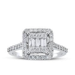 0.72 Carat Baguette Diamond Ring - Zen Diamond