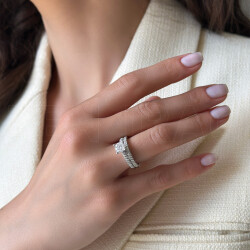 0.72 ct.Twins Diamond Ring - 1