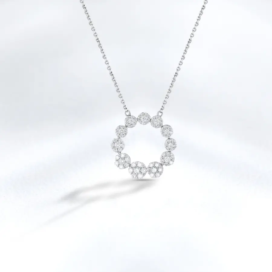0.77 Carat Reina Diamond Pendant - 1
