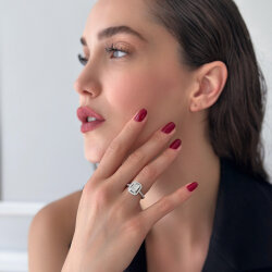 0.74 Carat Baguette Diamond Ring - 3