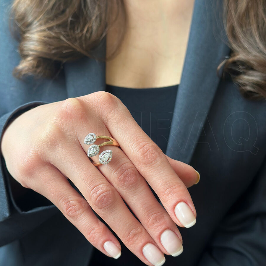 0.85 ct.Design Diamond Ring - 1