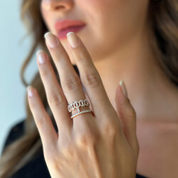 0.89 Carat Baguette Diamond Ring - Zen Diamond
