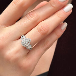 0.95 Carat Diamond Ring - 2