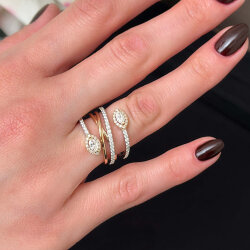 0.97 Carat Marquise Diamond Ring - 2