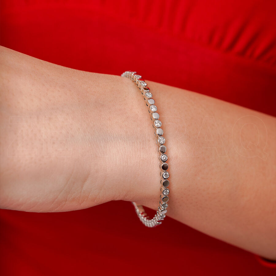 1.00 Carat Diamond Tennis Bracelet - 3