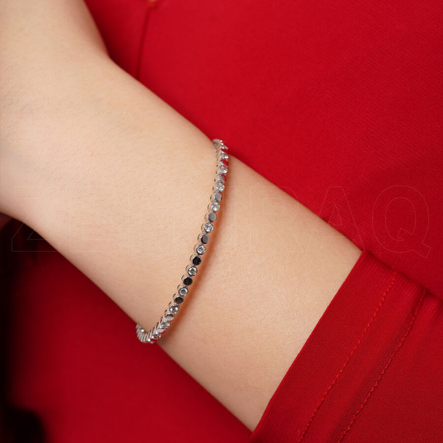 1.00 Carat Diamond Tennis Bracelet - 1