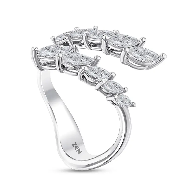1.03 ct.Marquise Diamond Ring - 2