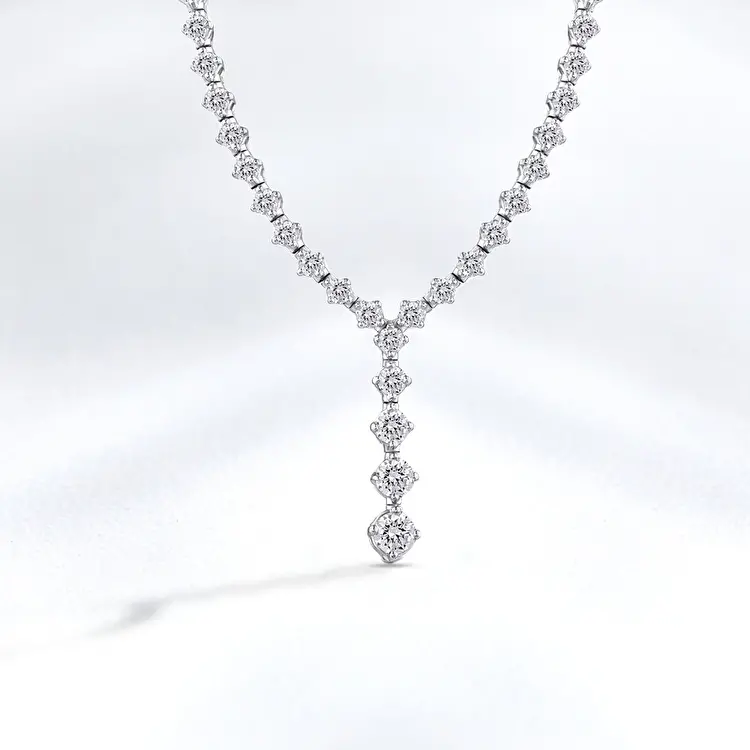 1.04 ct.Tennis Diamond Pendant - 2