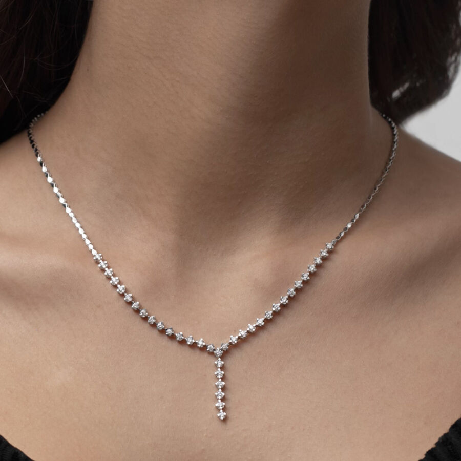 1.05 ct.Diamond Necklace - 2