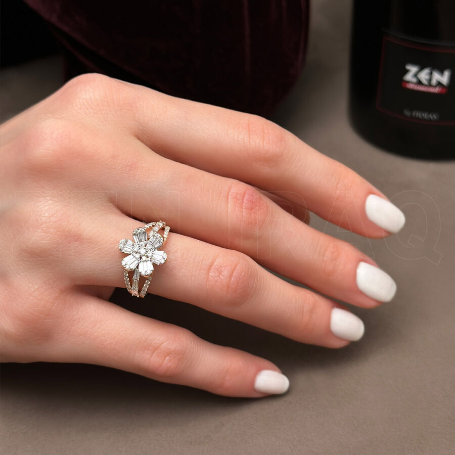 1.06 Carat Baguette Diamond Ring - 2