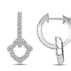 1.07 Carat Diamond Earrings - 2