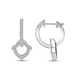 1.07 Carat Diamond Earrings - Zen Diamond