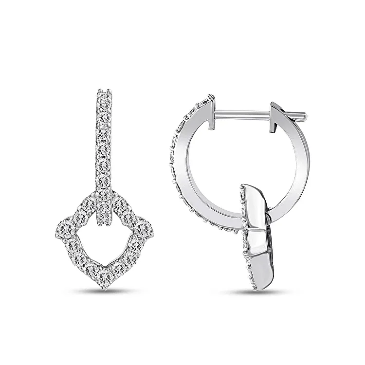 1.07 Carat Diamond Earrings - 1