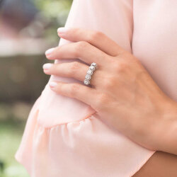 1.09 ct.Fivestone Diamond Ring - Zen Diamond