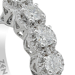 1.09 ct.Fivestone Diamond Ring - 3