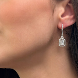 1.10 ct.Diamond Earrings - 2