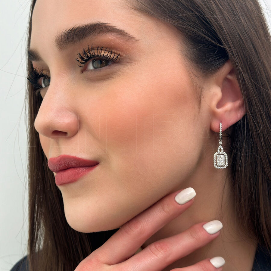 1.10 ct.Diamond Earrings - 2