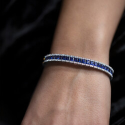 11.03 ct.Sapphire Diamond Bracelet - Zen Diamond