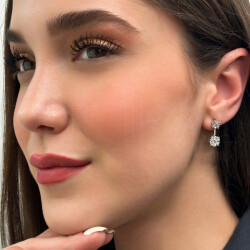 1.12 ct.Diamond Earring - 1